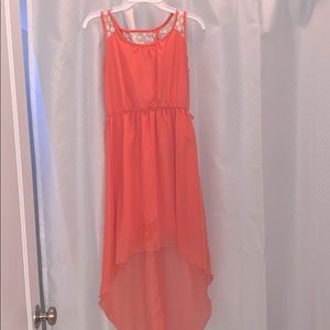 Girls size 10 coral dress